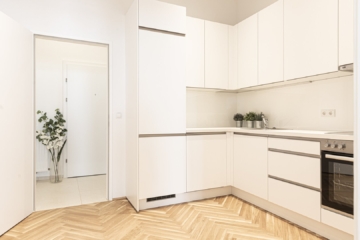 Küche - Erstbezug nach Generalsanierung: Elegante 3-Zimmer Altbau Wohnung (nähe Alte Donau)