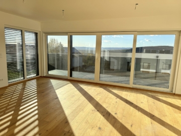 Wohnbereich - Modernes Doppelhaus mit Garten, Balkon & Dachterrasse – Traumhafter Ausblick nahe Eisenstadt