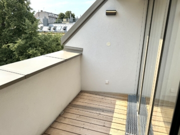 Loggia - Traumhafte Neubauwohnung mit großzügiger Terrasse in der Millergasse – Toplage in Mariahilf