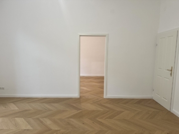 Wohnbereich - Wunderschön sanierte, moderne Altbauwohnung mit charmantem Altbau-Touch – NÄHE AUGARTEN