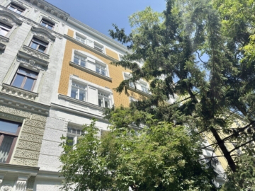 Hausansicht - Ruhige 3-Zimmer-Altbauwohnung in Innenhoflage mit Küche – Nähe U3 Schlachthausgasse