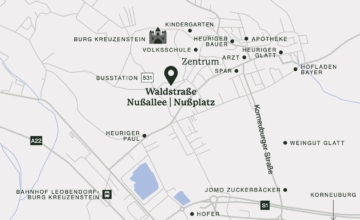 Lage - Baugrundstück(e) in absoluter Bestlage von LEOBENDORF – BURG KREUZENSTEIN