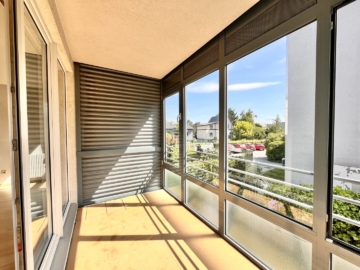 Loggia - Smarte Familienwohnung mit Potenzial in ruhiger Grünlage (nähe U1 Kagran, Vedmed Uni)