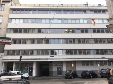 Hausansicht - leerstehendes Büro mit TOP Anbindung an U1 & Hauptbahnhof