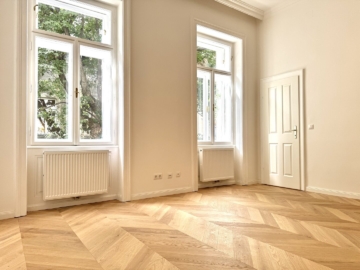 Wohnraum - Klassischer Charme und moderne Eleganz: Traumhafte Altbauwohnung in Bestlage des 3. Bezirks!