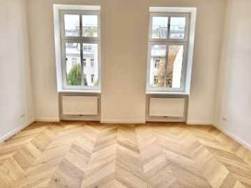 Wohnbereich - Citynah & modern: sanierte & helle 2-Zimmer-Wohnung in Bestlage zur Mariahilfer Straße