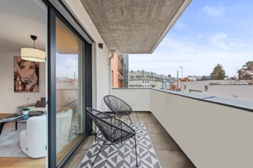 Balkon - ERSTBEZUG: Traumhafte 2-Zimmer-Wohnung mit Balkon (ideal für Anleger)
